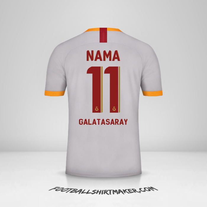 Jersey Galatasaray SK Cup 2019/20 Ketiga -  nama - 11