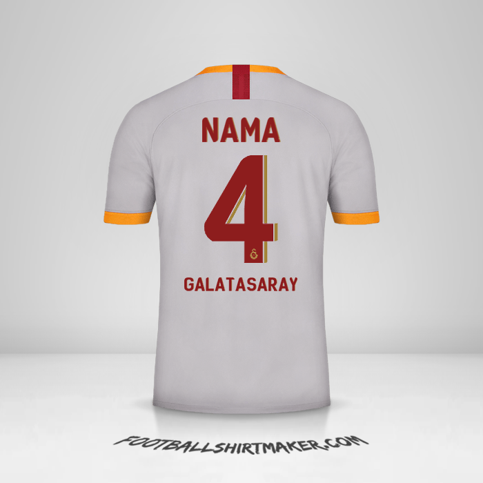 Jersey Galatasaray SK Cup 2019/20 Ketiga -  nama - 4