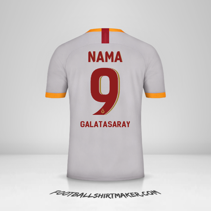Jersey Galatasaray SK Cup 2019/20 Ketiga -  nama - 9
