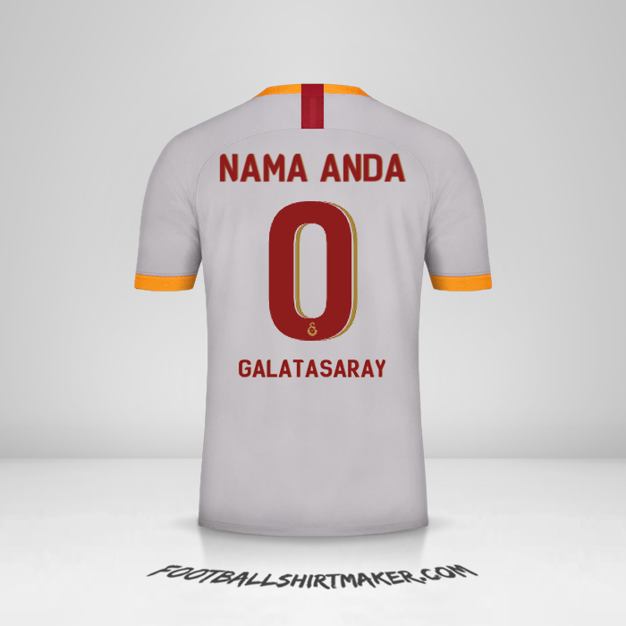 Jersey Galatasaray SK Cup 2019/20 III -  nama anda - 0
