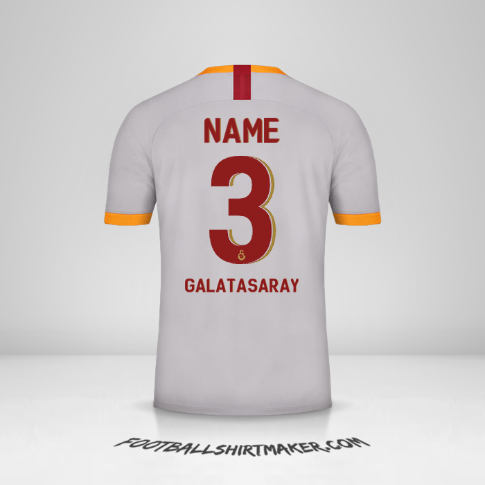 Shirt Galatasaray SK Cup 2019/20 Third -  name - 3