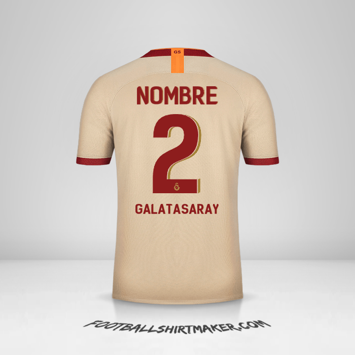 Camiseta Galatasaray SK Cup 2019/20 Visita -  nombre - 2
