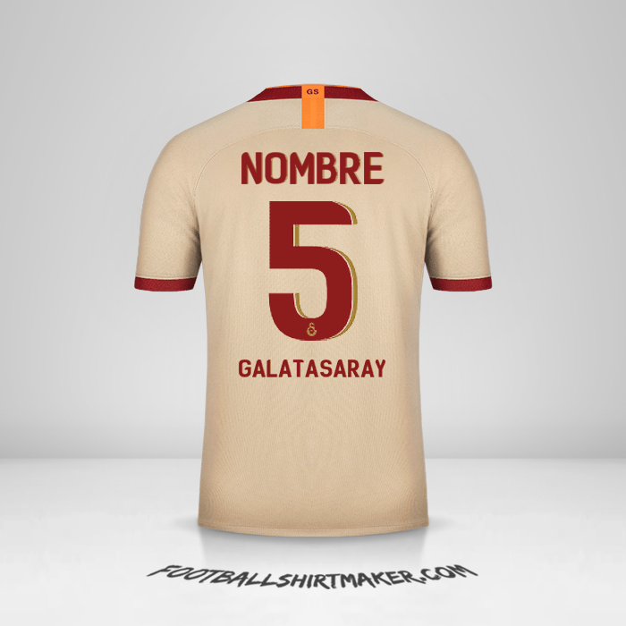 Camiseta Galatasaray SK Cup 2019/20 Visita -  nombre - 5