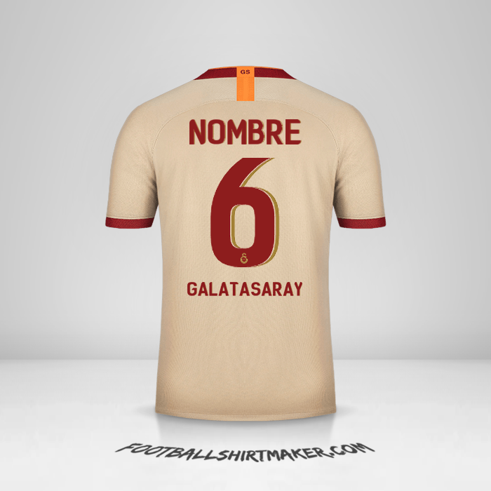 Camiseta Galatasaray SK Cup 2019/20 Visita -  nombre - 6