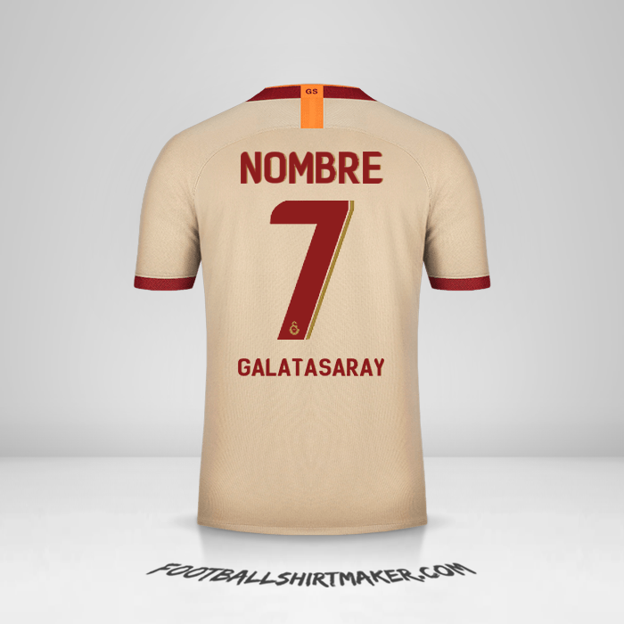 Camiseta Galatasaray SK Cup 2019/20 Visita -  nombre - 7