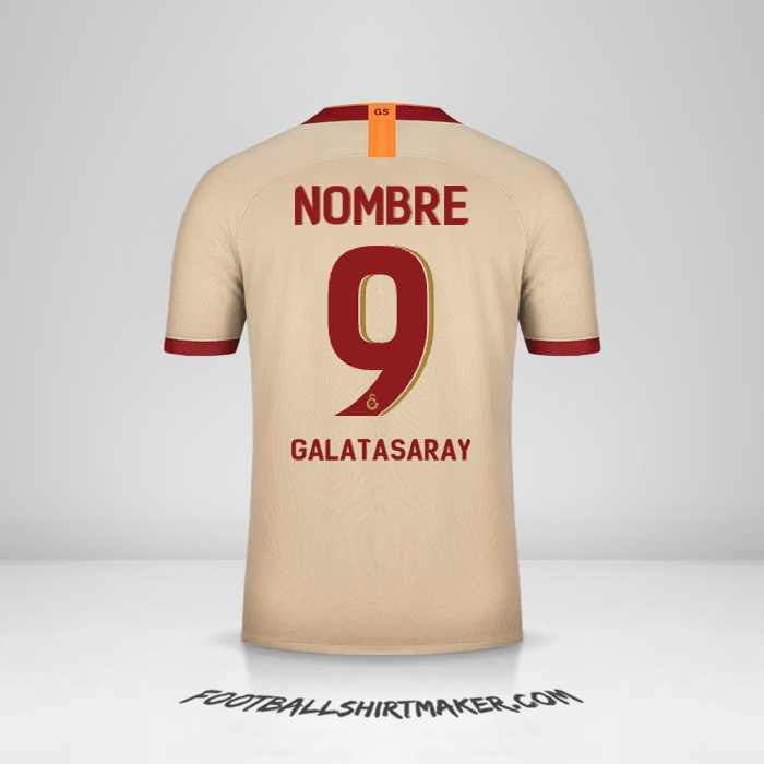 Camiseta Galatasaray SK Cup 2019/20 Visita -  nombre - 9