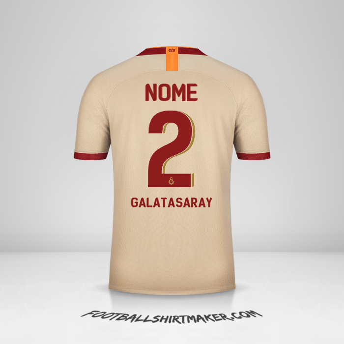 Camisa Galatasaray SK Cup 2019/20 Alternativa -  nome - 2
