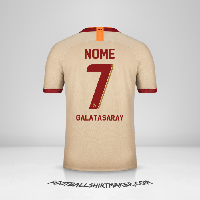 Camisa Galatasaray SK Cup 2019/20 Alternativa -  nome - 7