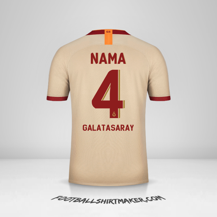 Jersey Galatasaray SK Cup 2019/20 Alternatif -  nama - 4