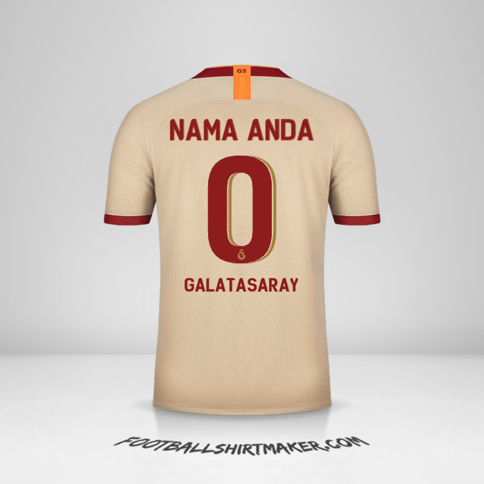 Jersey Galatasaray SK Cup 2019/20 II -  nama anda - 0