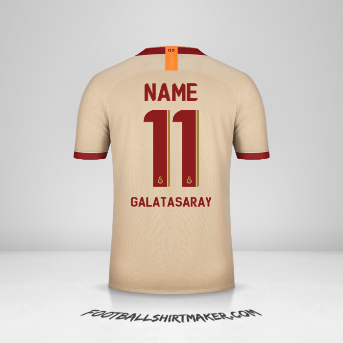 Trikot Galatasaray SK Cup 2019/20 Auswärts -  name - 11