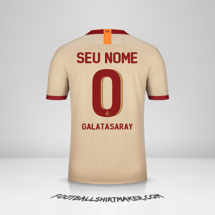 Camisa Galatasaray SK Cup 2019/20 II -  seu nome - 0
