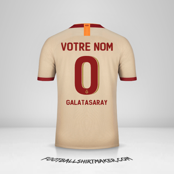 Maillot Galatasaray SK Cup 2019/20 II -  votre nom - 0