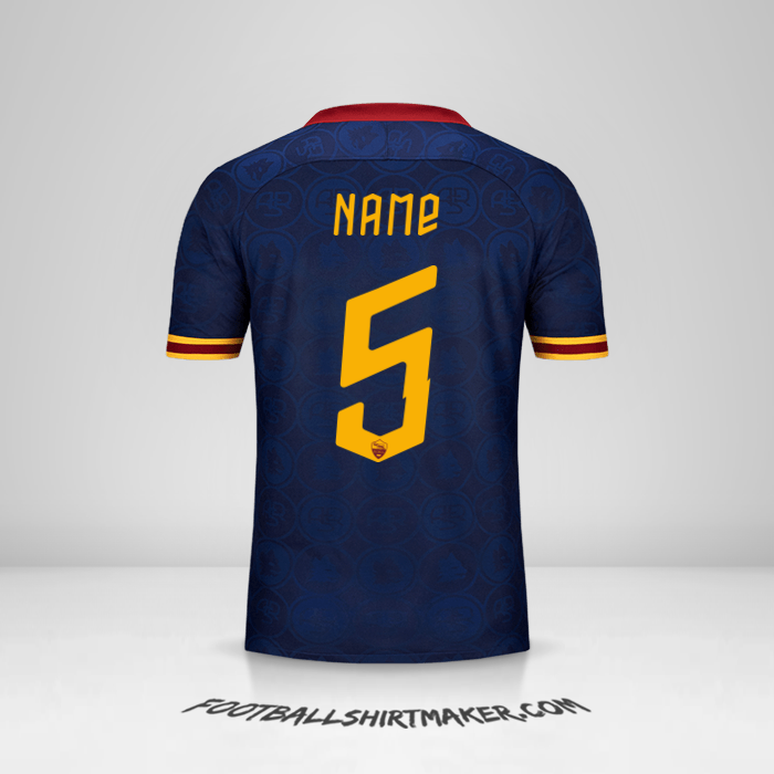 Jersey AS Roma Cup 2019/20 Third -  name - 5