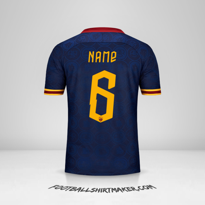 Trikot AS Roma Cup 2019/20 Dritte -  name - 6