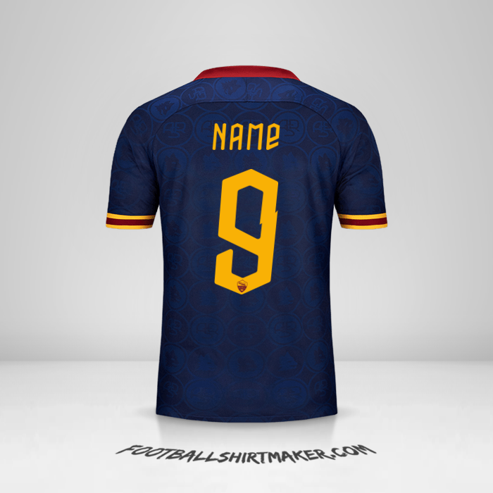 Shirt AS Roma Cup 2019/20 Third -  name - 9
