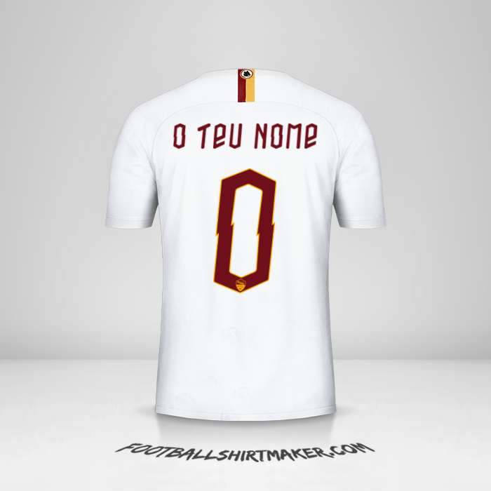 Camisola AS Roma Cup 2019/20 II -  o teu nome - 0