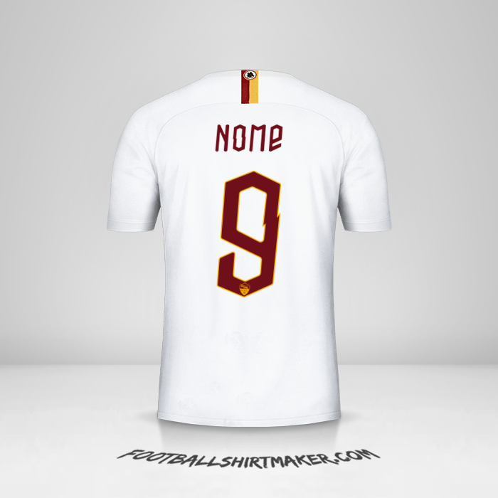 Camisa AS Roma Cup 2019/20 Alternativa -  nome - 9