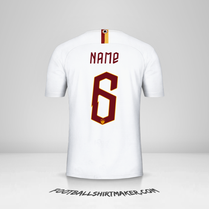 Shirt AS Roma Cup 2019/20 Away -  name - 6