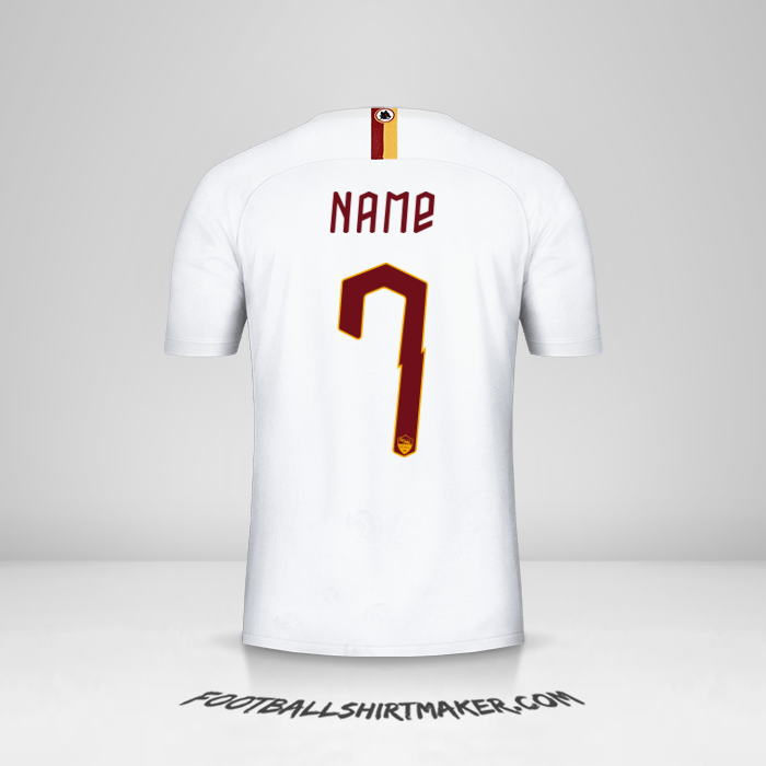 Shirt AS Roma Cup 2019/20 Away -  name - 7