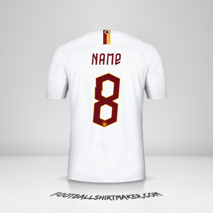 Shirt AS Roma Cup 2019/20 Away -  name - 8