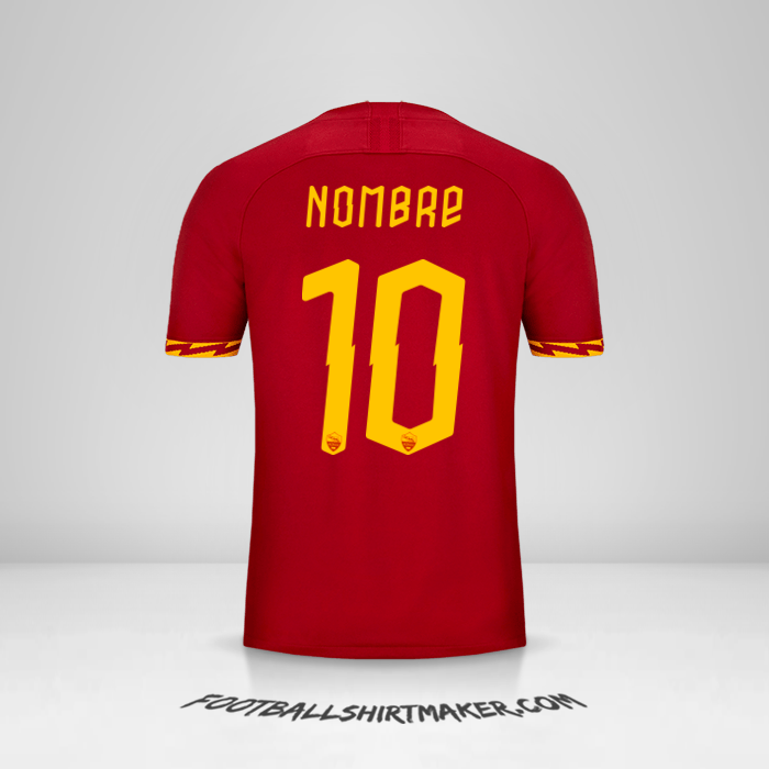Jersey AS Roma Cup 2019/20 -  nombre - 10