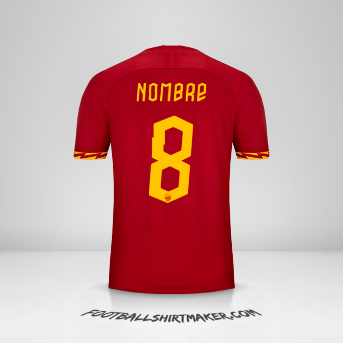 Jersey AS Roma Cup 2019/20 -  nombre - 8