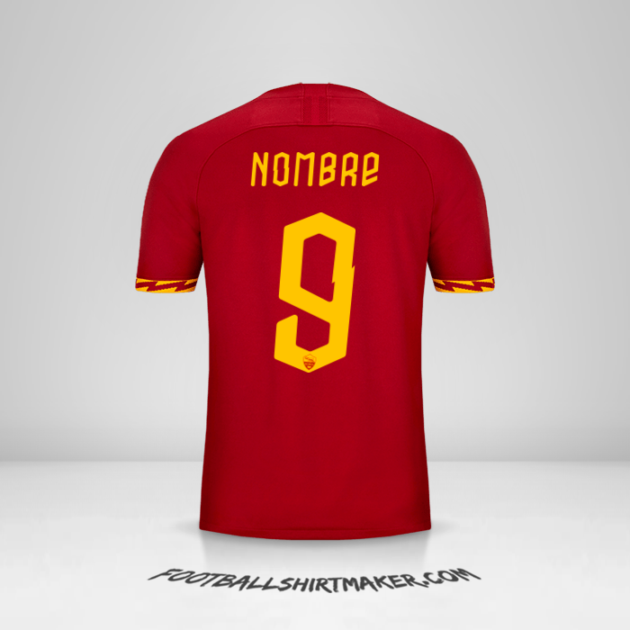 Jersey AS Roma Cup 2019/20 -  nombre - 9
