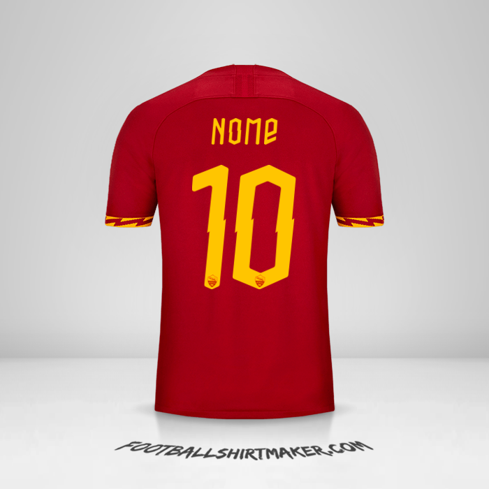 Camisola AS Roma Cup 2019/20 -  nome - 10