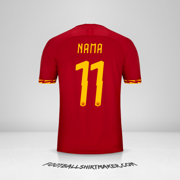 Jersey AS Roma Cup 2019/20 -  nama - 11
