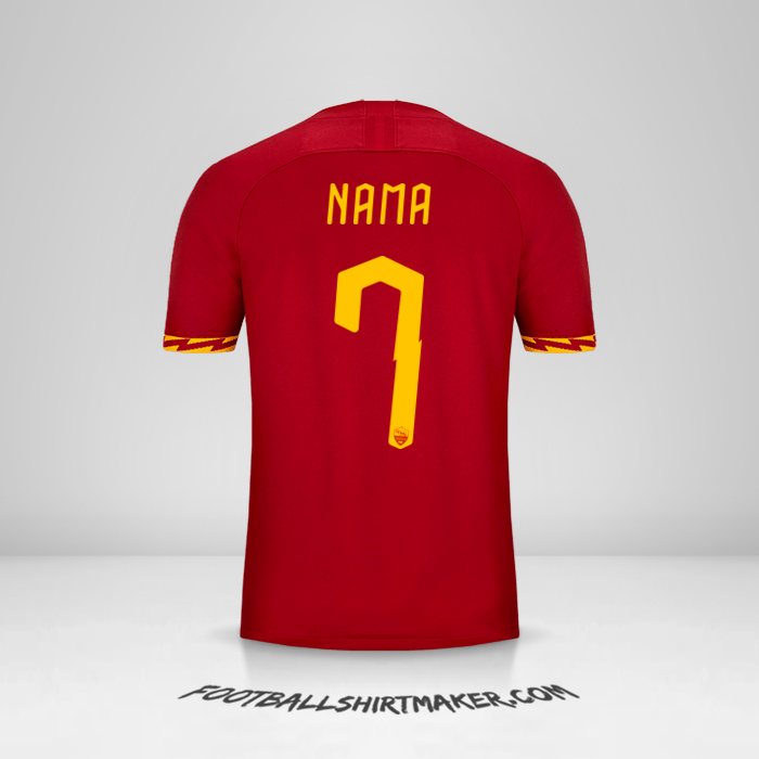 Jersey AS Roma Cup 2019/20 -  nama - 7