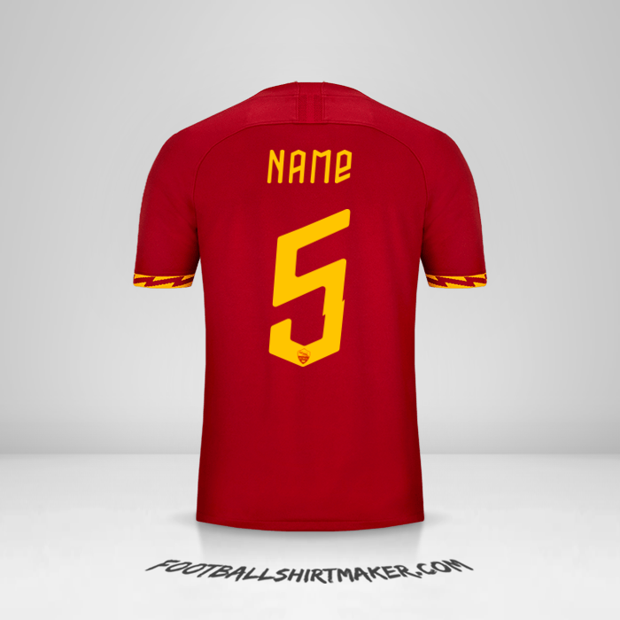 Trikot AS Roma Cup 2019/20 -  name - 5