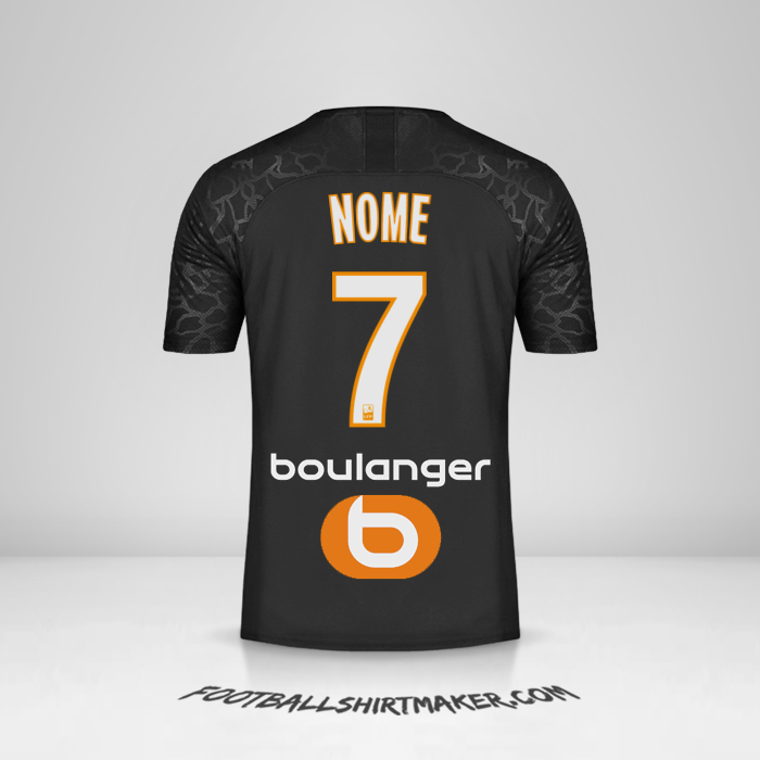 Camisola Olympique de Marseille 2019/20 Terceira -  nome - 7