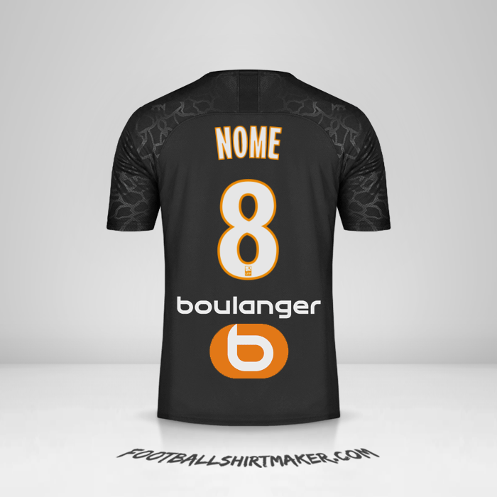 Maglia Olympique de Marseille 2019/20 Terza -  nome - 8