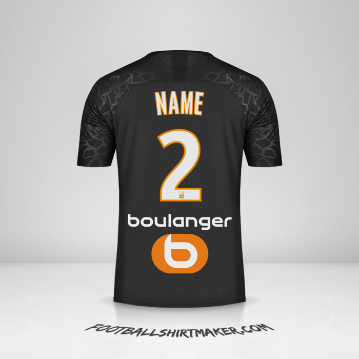 Shirt Olympique de Marseille 2019/20 Third -  name - 2