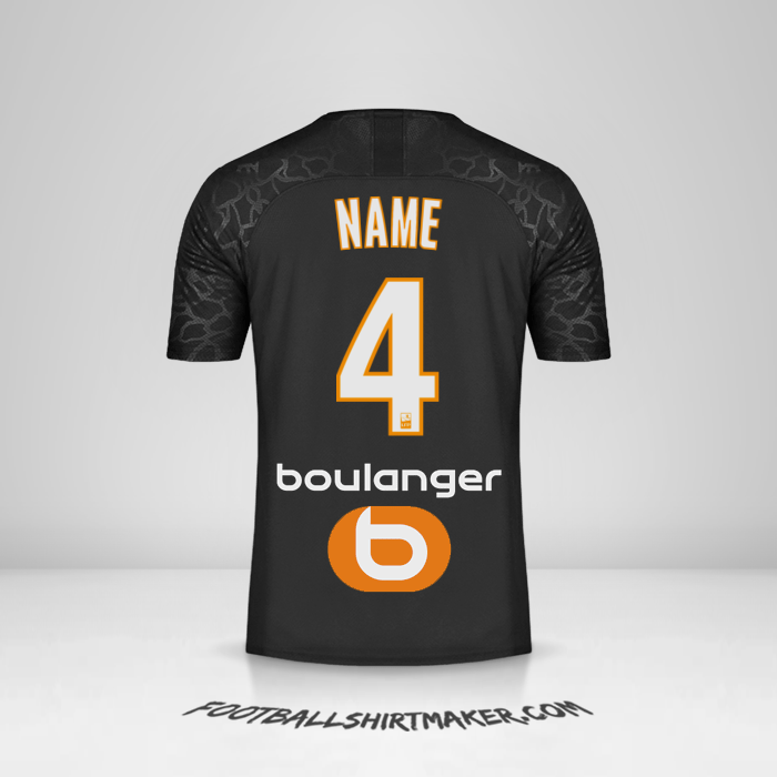 Shirt Olympique de Marseille 2019/20 Third -  name - 4