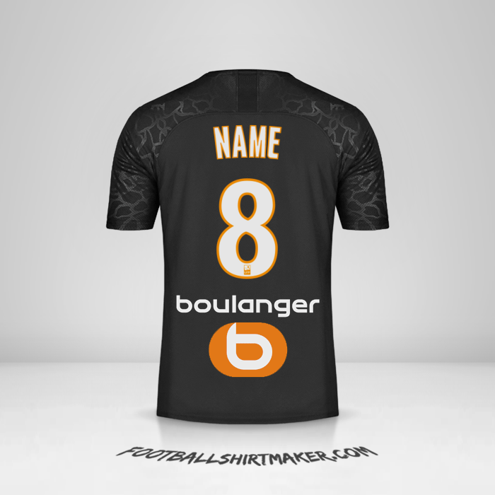 Shirt Olympique de Marseille 2019/20 Third -  name - 8