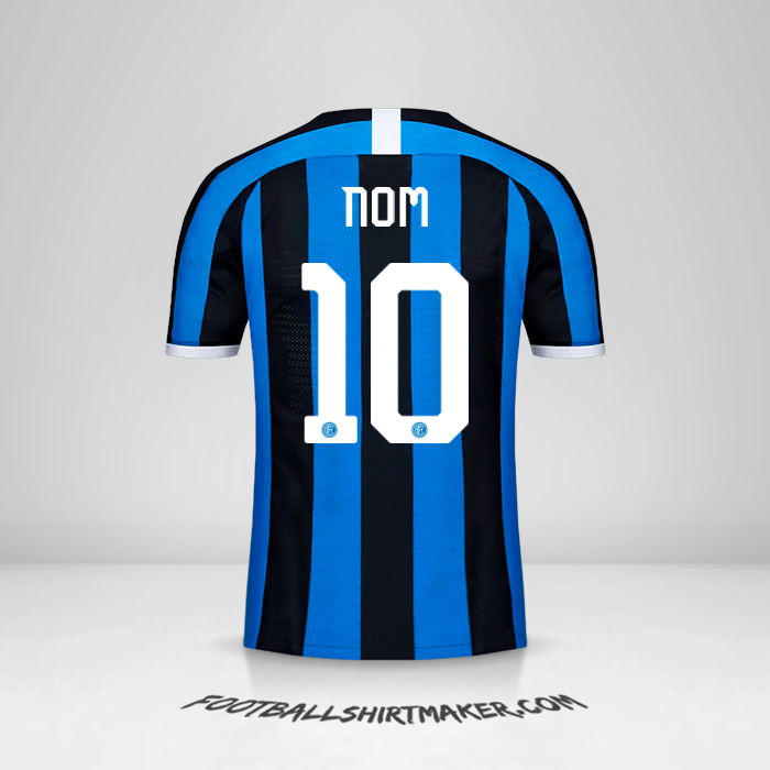 Maillot Inter Cup 2019/20 -  nom - 10