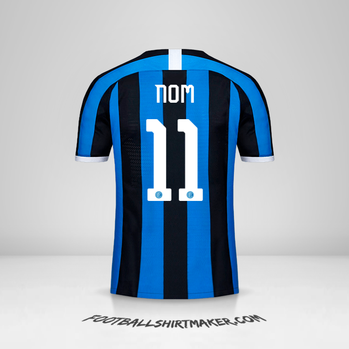 Maillot Inter Cup 2019/20 -  nom - 11