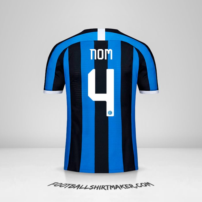 Maillot Inter Cup 2019/20 -  nom - 4