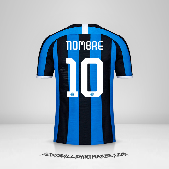 Jersey Inter Cup 2019/20 -  nombre - 10