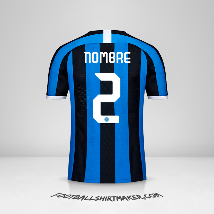 Jersey Inter Cup 2019/20 -  nombre - 2