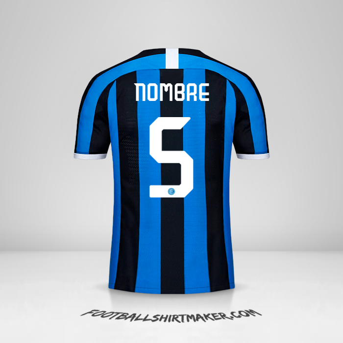 Camiseta Inter Cup 2019/20 -  nombre - 5
