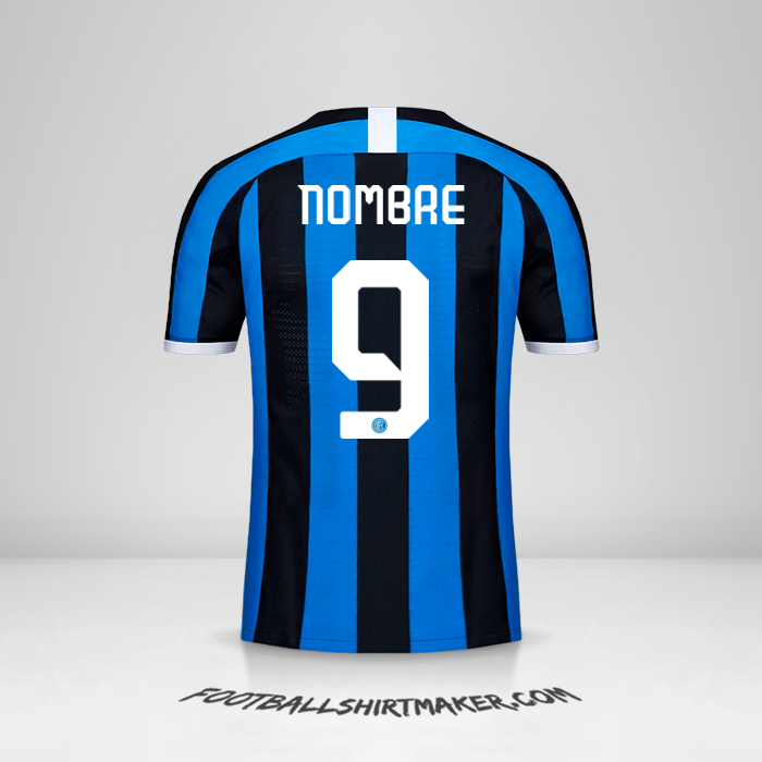 Camiseta Inter Cup 2019/20 -  nombre - 9