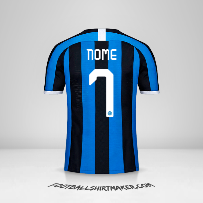Camisa Inter Cup 2019/20 -  nome - 7