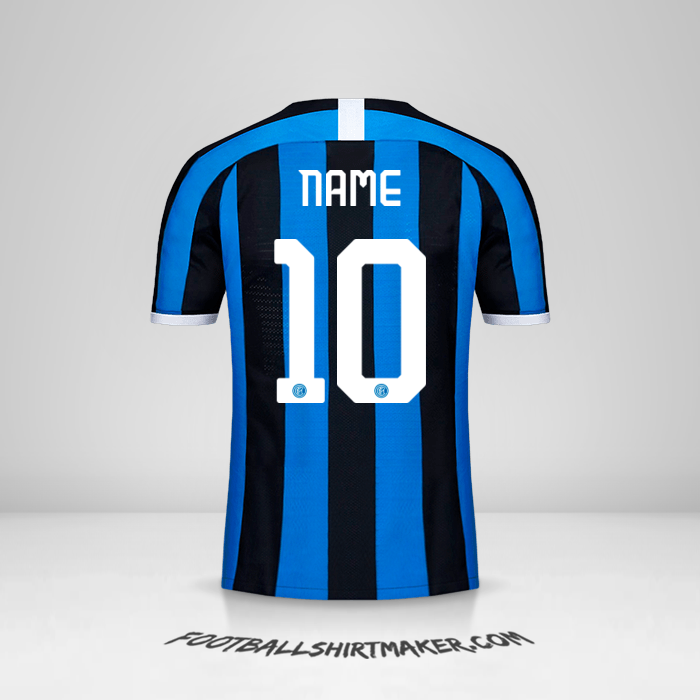 Shirt Inter Cup 2019/20 -  name - 10