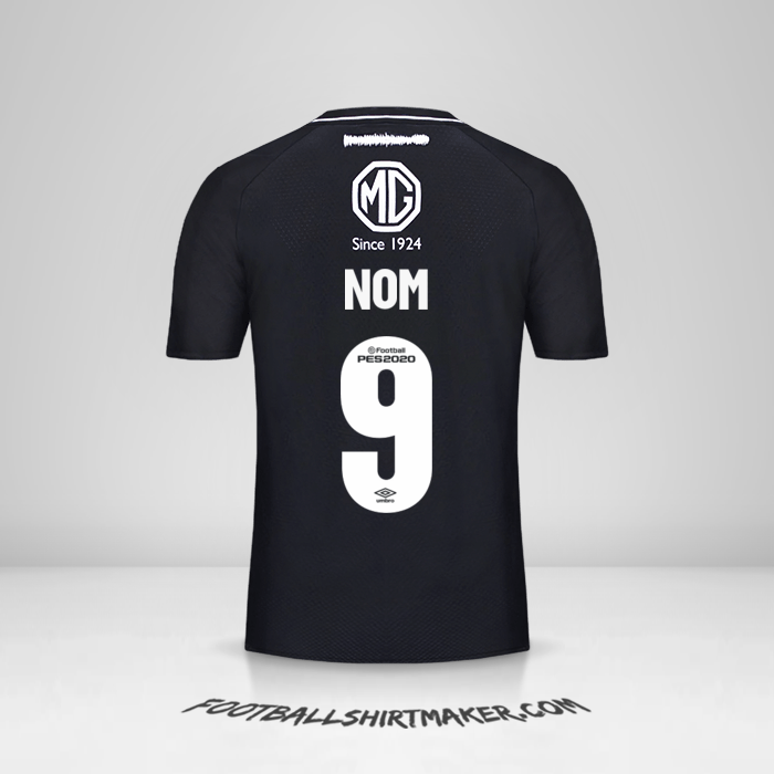 Maillot Colo Colo 2019/20 Extérieur -  nom - 9