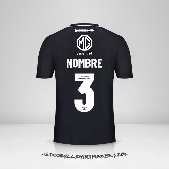 Jersey Colo Colo 2019/20 Visita -  nombre - 3