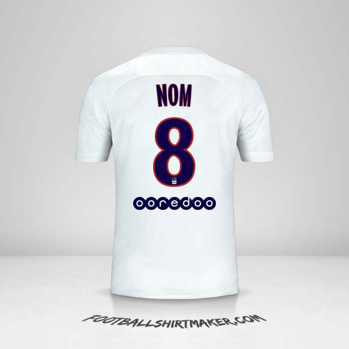 Maillot Paris Saint Germain 2019/20 Troisième -  nom - 8