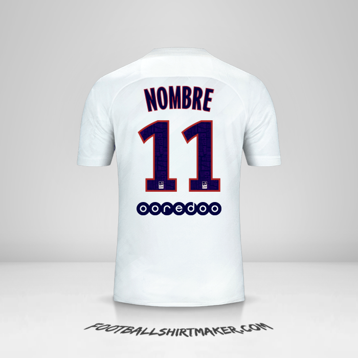Jersey Paris Saint Germain 2019/20 Tercera -  nombre - 11